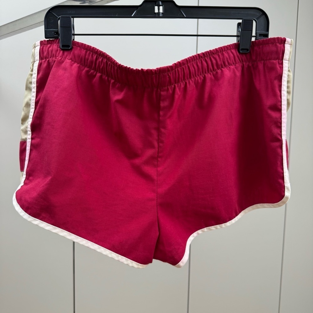 Jantzen Men’s Athletic Shorts in Red and Tan - Picture 4 of 6